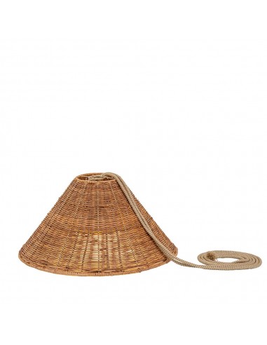 Candeeiro de Teto CALOBRA New Garden em Fibra Natural, Ø35 cm