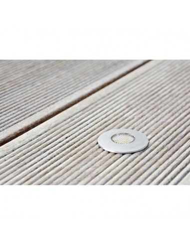 Foco de Encastrar Chão Exterior TRONTO Níquel Ø4,5 cm Eglo