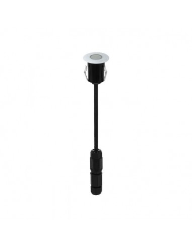 Foco de Encastrar Chão Exterior TRONTO Níquel Ø4,5 cm Eglo