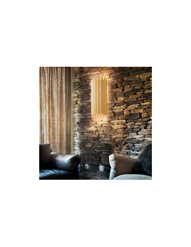 Aplique de Parede PAN Dourado Ideal Lux - Elegância e Estilo