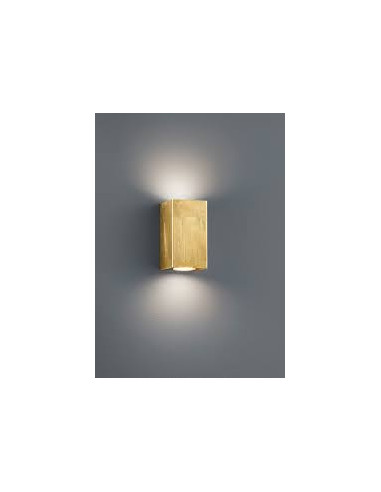 Aplique de Parede CLEO Quadrado Dourado Trio Lighting