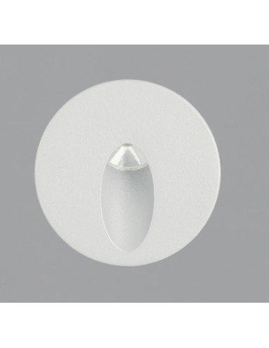 Aplique Encastrar Orion ACB LED 3W, Branco/Preto Texturizado