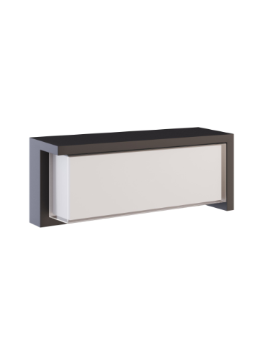 Aplique LED Exterior Blis Rect 24W com Iluminação Regulável