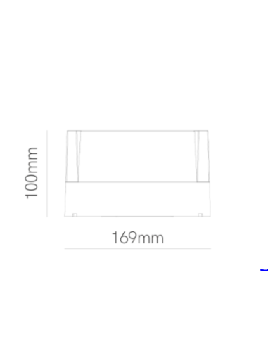 Projetor LED de Parede Blis R - Beneito Faure, 15W, IP65