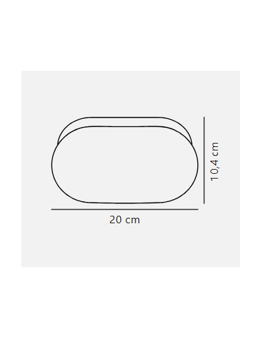 Luminária de Parede Foam Nordlux IP44 para Casas de Banho