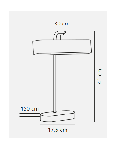 Candeeiro de Mesa Merlin Preto - Design Minimalista e Contemporâneo