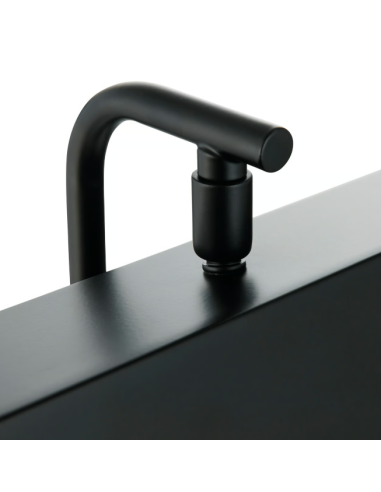Candeeiro de Mesa Merlin Preto - Design Minimalista e Contemporâneo