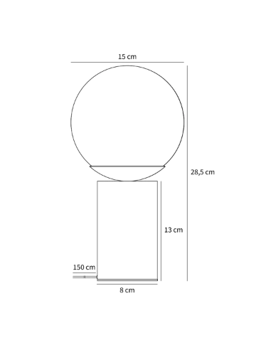 Candeeiro de Mesa LILLY Nordlux com Design Escandinavo Sofisticado