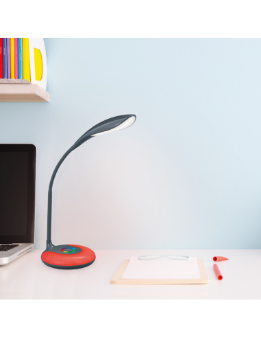 Candeeiro de Secretária KRAIT Preto com LED RGB Trio Lighting