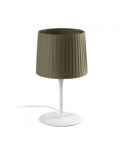 Candeeiro de Mesa SAMBA Branco e Verde da Faro Lighting