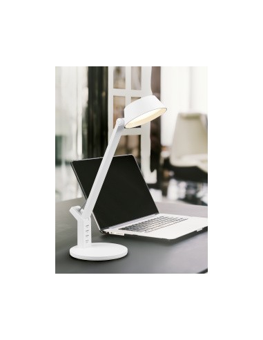 Candeeiro de Secretária AVA Trio com Luz Ajustável e USB