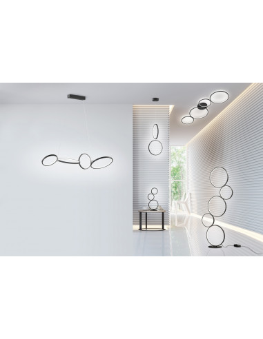 Candeeiro de Mesa RONDO Preto Trio Lighting - Elegância e Estilo