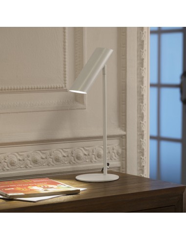 Candeeiro de Mesa LINK Branco Faro para Iluminação Moderna