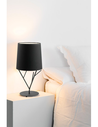 Candeeiro de mesa TREE preto Faro para iluminação interior moderna