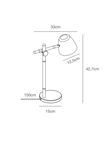 Candeeiro de Mesa THEO Nordlux - Elegância e Funcionalidade