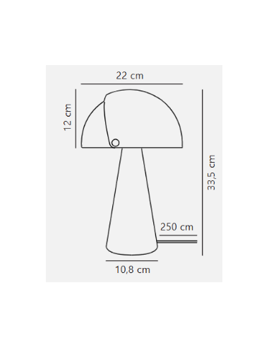 Candeeiro de Mesa Align - Design Contemporâneo e Luz Personalizável