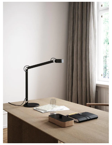 Candeeiro de Mesa NOBU Nordlux - Design Minimalista em Preto