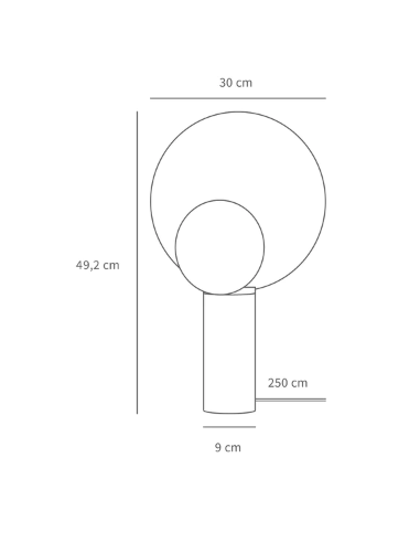 Candeeiro de Mesa CACHÉ Nordlux com Design Minimalista e Industrial