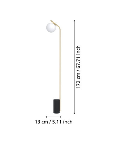 Candeeiro de Pé BETULIA Eglo com Design Minimalista e Elegante