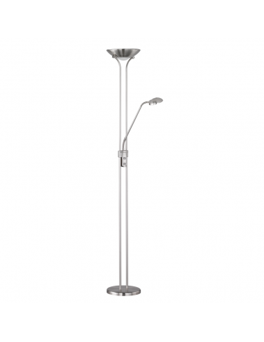 Candeeiro de Pé SPOCK Trio com LED Regulável e Braço Flexível
