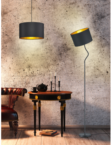 Candeeiro de Pé HOSTEL Preto Trio Lighting - Elegância e Funcionalidade