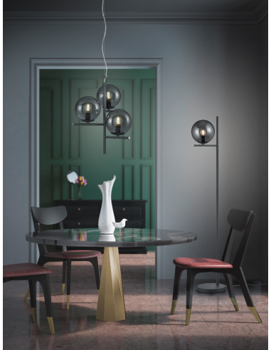 Candeeiro de Pé PURE Antracite Trio Lighting - Elegância e Modernidade