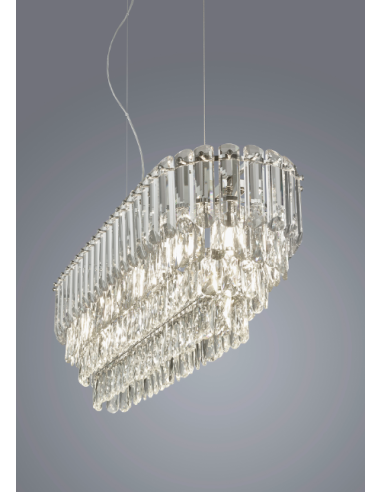 Suspensão Cristal Malizia TRIO Lighting - Elegância e Estilo Clássico