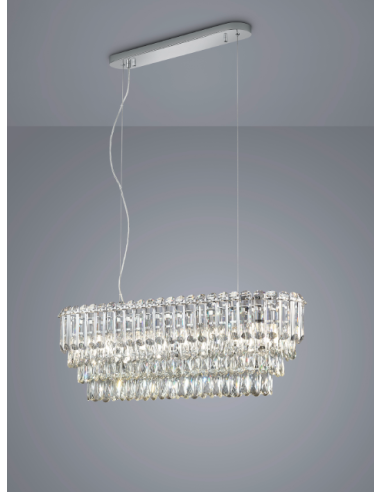 Suspensão Cristal Malizia TRIO Lighting - Elegância e Estilo Clássico