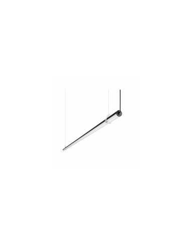 Luminária Suspensa Grip 1410mm LED 33W Preto Mate