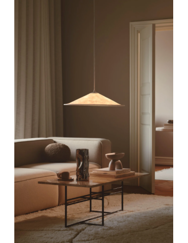 Pendente Hill 55 Branco Nordlux - Estilo Japandi Moderno