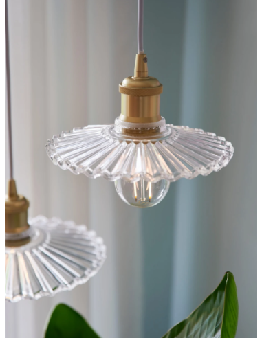 Pingente Torina 20 Transparente com Design Retrô e Feminino