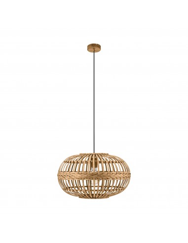 Candeeiro Suspenso AMSFIELD Ø38 cm em Vime de Bambu - Eglo