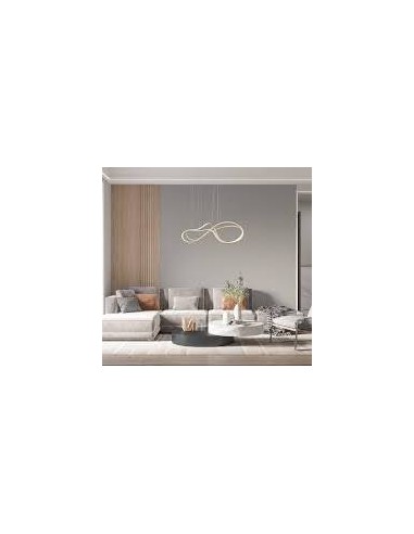 Candeeiro Suspensão Nala LED 57W com Design Curvo - Trio Lighting