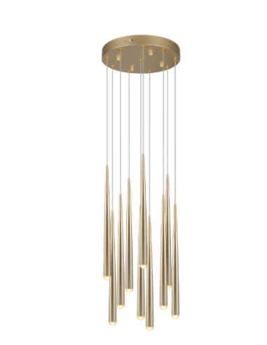 Suspensão Cala c/ Base Redonda com 10 LEDs Integrados