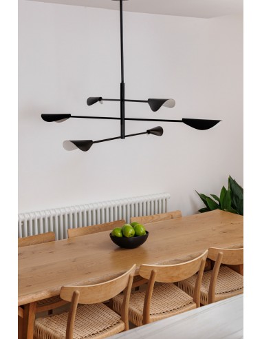 Candeeiro de Suspensão Liggera em Vidro e Metal - Design Contemporâneo
