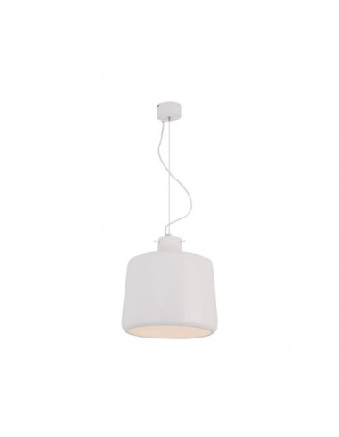Candeeiro Suspensão Nórdico em Vidro e Metal, Design Moderno