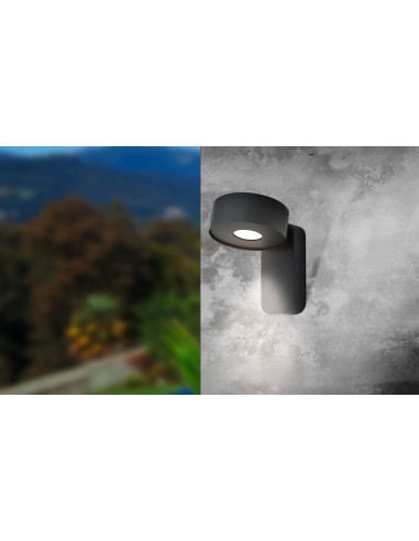 Aplique de Parede Exterior LED PALOSCO Preto da Eglo