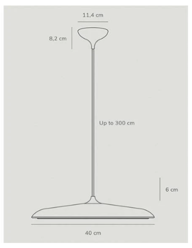Suspensão ARTIST 40 Nordlux em Cobre Escovado com LED Integrado