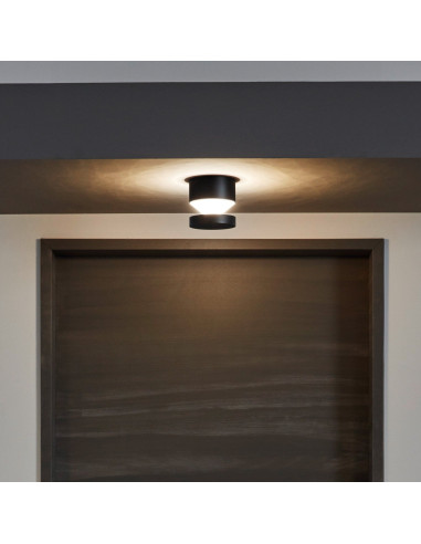 Aplique de Parede Exterior LED MELZO Eglo em Alumínio Preto