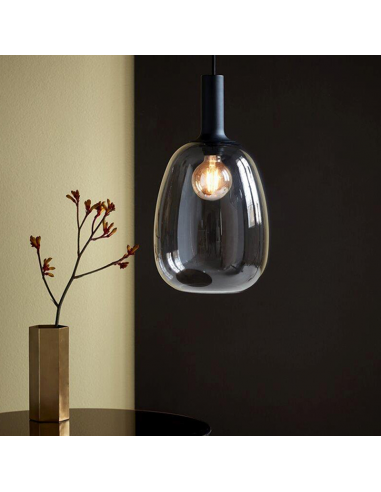 Suspensão ALTON Nordlux em Vidro Opalino e Metal Preto