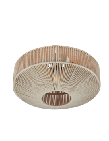 Plafon Cordão Svea ∅460 com Cúpula de Algodão Trançado