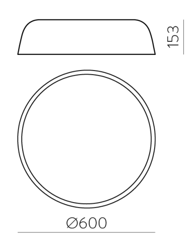 Plafon Oslo da ACB - Luminária de Teto LED Branco Texturizado