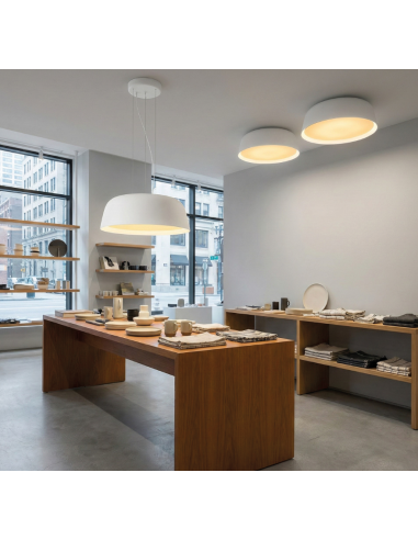 Plafon Oslo da ACB - Luminária de Teto LED Branco Texturizado