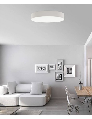Plafon de Teto ISIA Branco ACB com LED Integrado