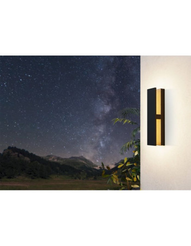 Aplique de Parede COSTORIO LED Eglo para Exterior, Alumínio Preto