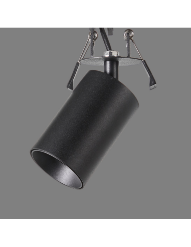 Foco Encastrado Orientável ZOOM ACB Lighting, Preto, Ø5,6 cm
