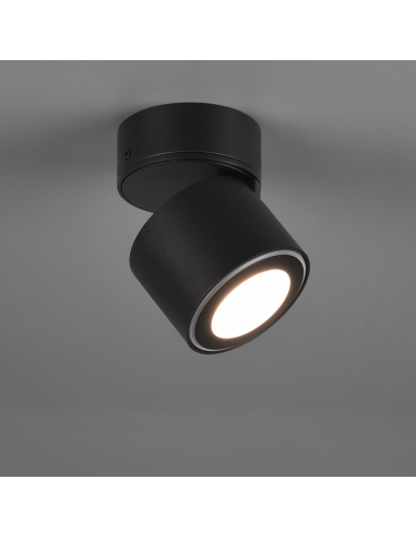 Plafon TAURUS PRETO 30W Trio com Tecnologia LED Eficiente
