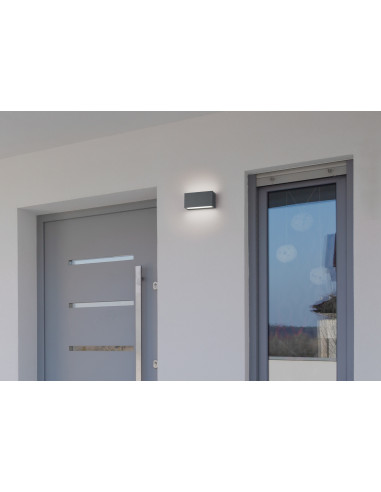 Aplique de Parede TRENT Antracite com Iluminação LED