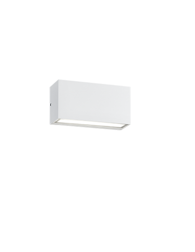 Aplique de Parede TRENT Branco com LED para Exterior