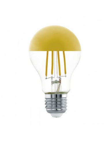 Lâmpada LED E27 Espelhada Dourada Eglo - Elegância e Eficiência